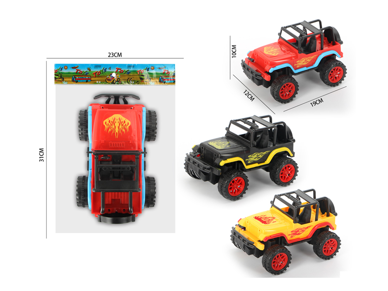 Friction Fiery Dragon Wrangler Off-Road Vehicle