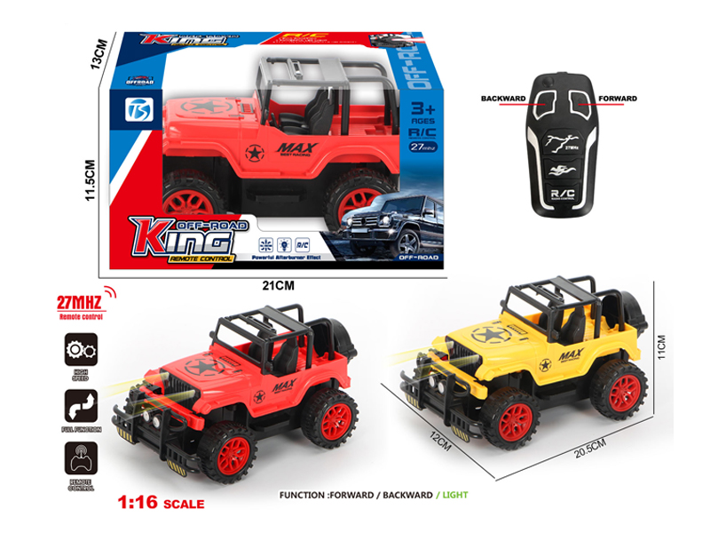 2Ch R/C Wrangler Off-Road Vehicle With Light