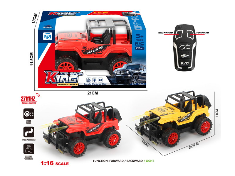 2Ch R/C Wrangler Off-Road Vehicle With Light