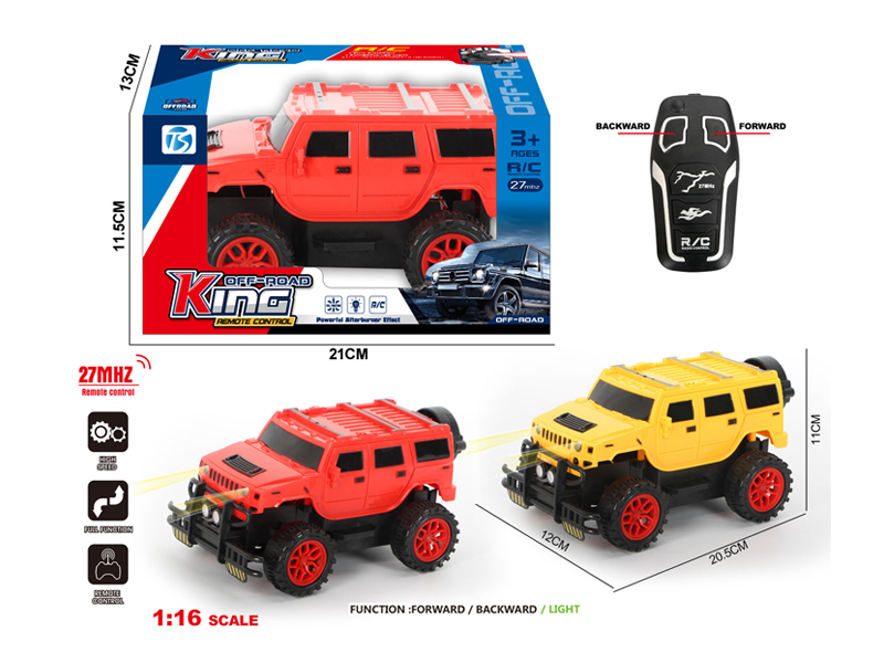 2Ch R/C Hummer Off-Road Vehicle With Light