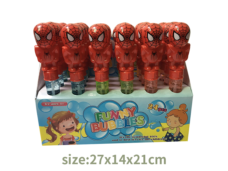 Spider-Man Bubble Sticks (Middle Size)24PCS