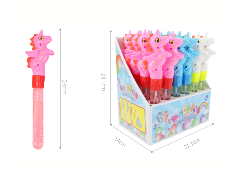 Unicorn Bubble Sticks (Middle Size)24PCS