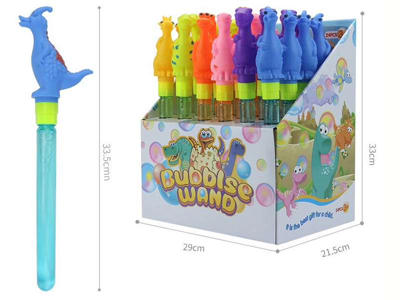 Dinosaur Bubble Sticks(Large Size) 24PCS