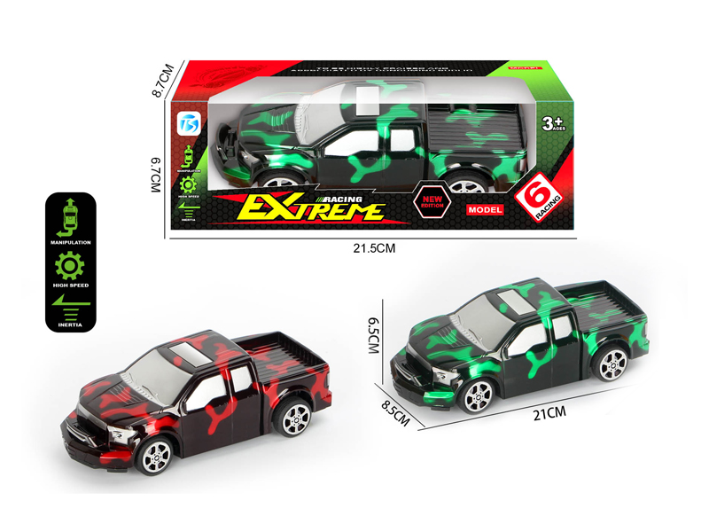 Friction Transparent Camo Ford With Light