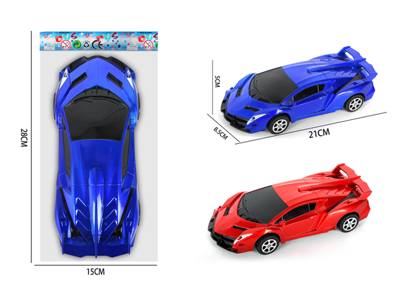 Friction Transparent Lamborghini Car