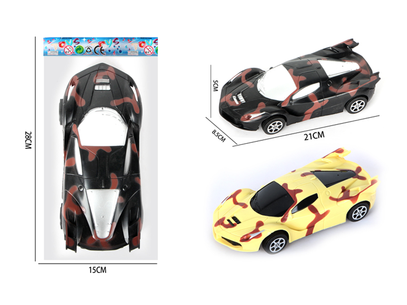 Friction Camo Ferrari Car