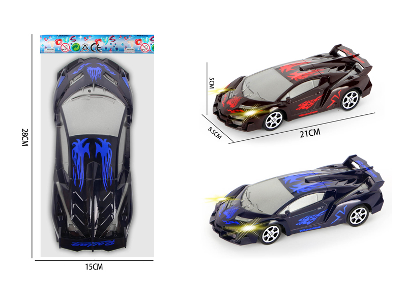 Friction Transparent Lamborghini Car