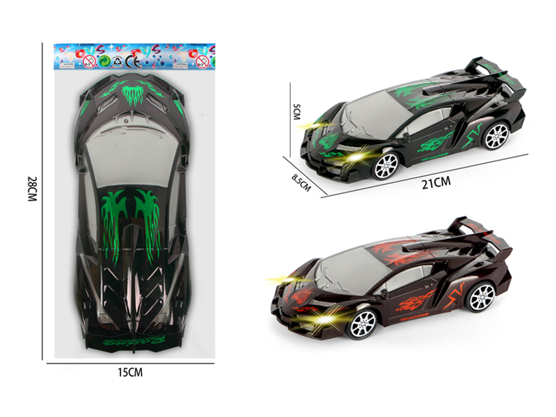 Friction Transparent Lamborghini Car