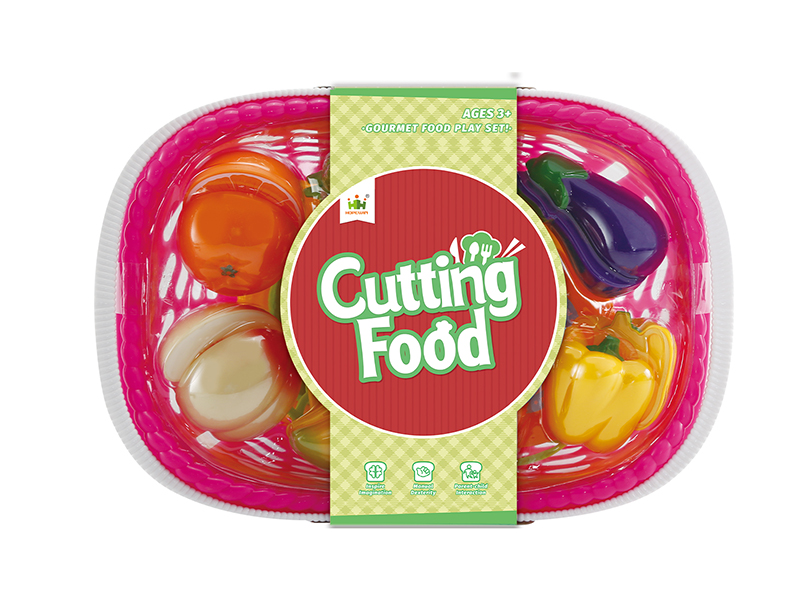 Fruits And Vegetable Basket Cutting Toys