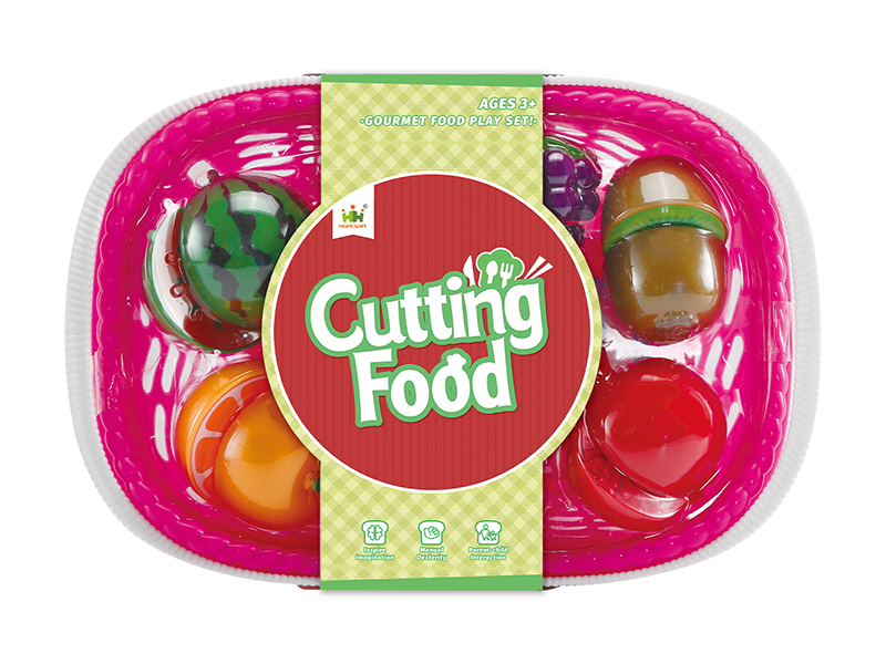 Fruit Basket Cutting Toys