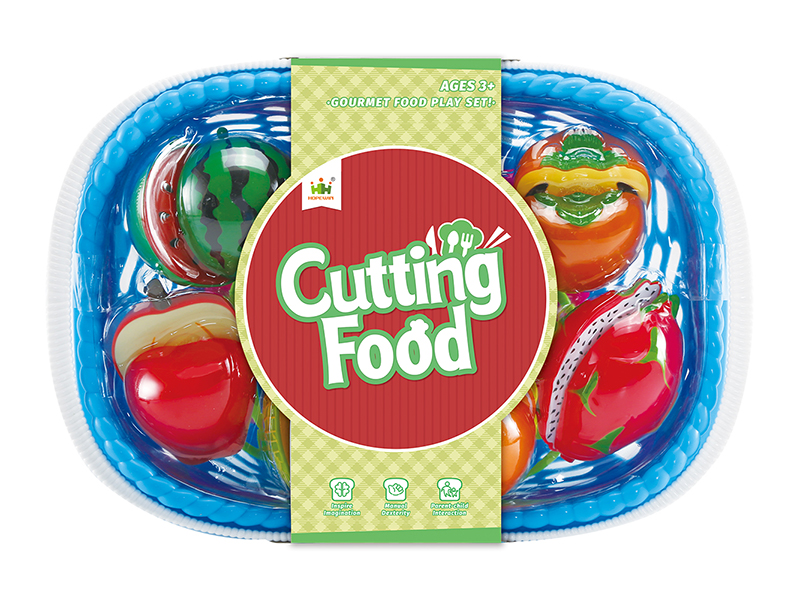 Fruit Basket Cutting Toys