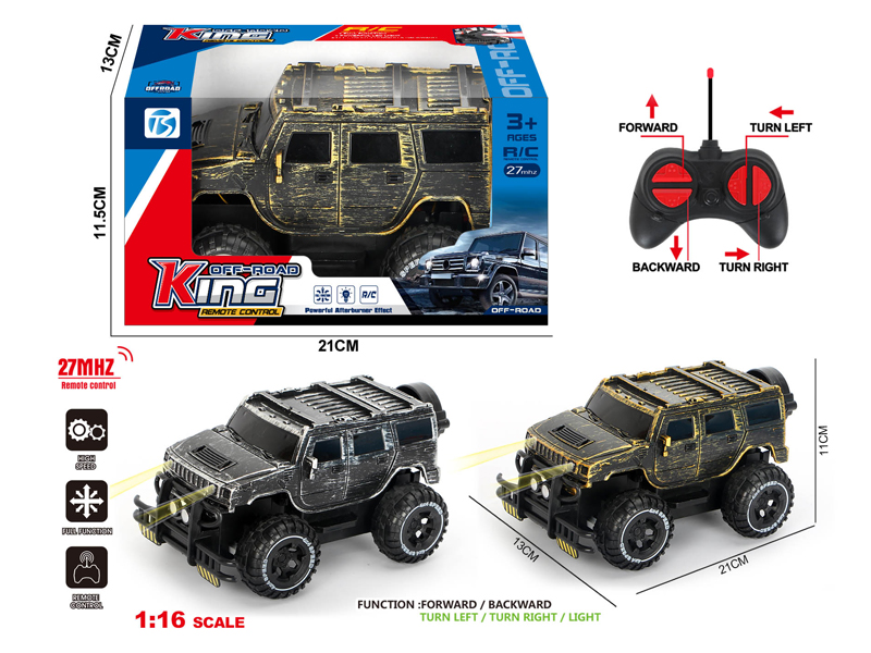 4Ch R/C Off-Road Hummer With Light