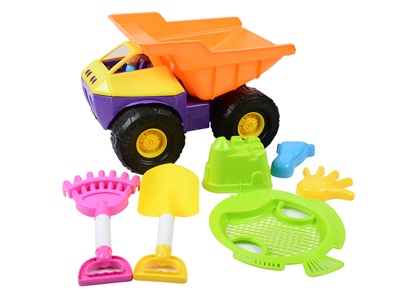 Beach Toys Engineering Truck Set(7pcs)
