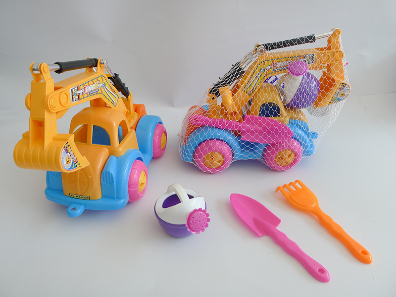 Beach Toys Engineering Truck Set(4pcs)