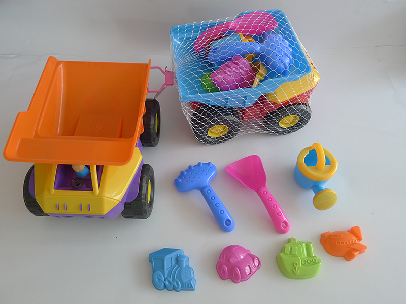 Beach Toy Engineering Truck Set(8pcs)