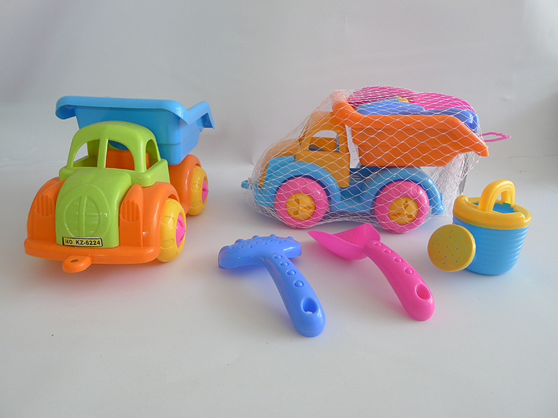 Beach Toy Engineering Truck Set(4pcs)