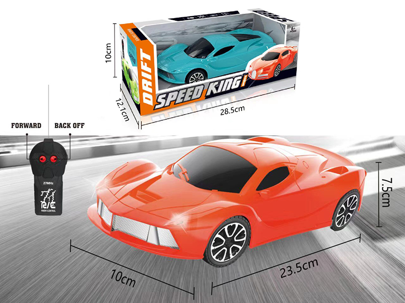 1:18 2-Channel Remote Control Car With Light