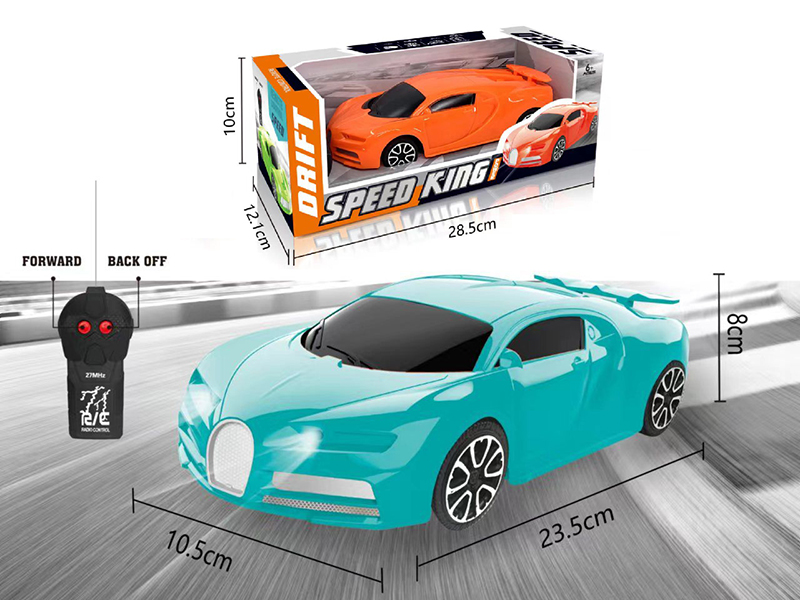1:18 2-Channel Remote Control Car With Light