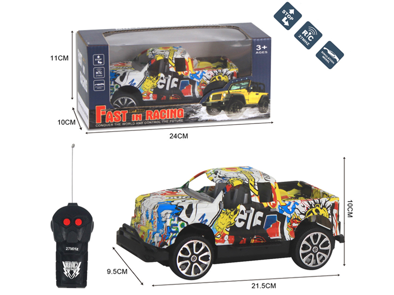 2Ch R/C Off Road Pickup Truck (Graffiti Version)