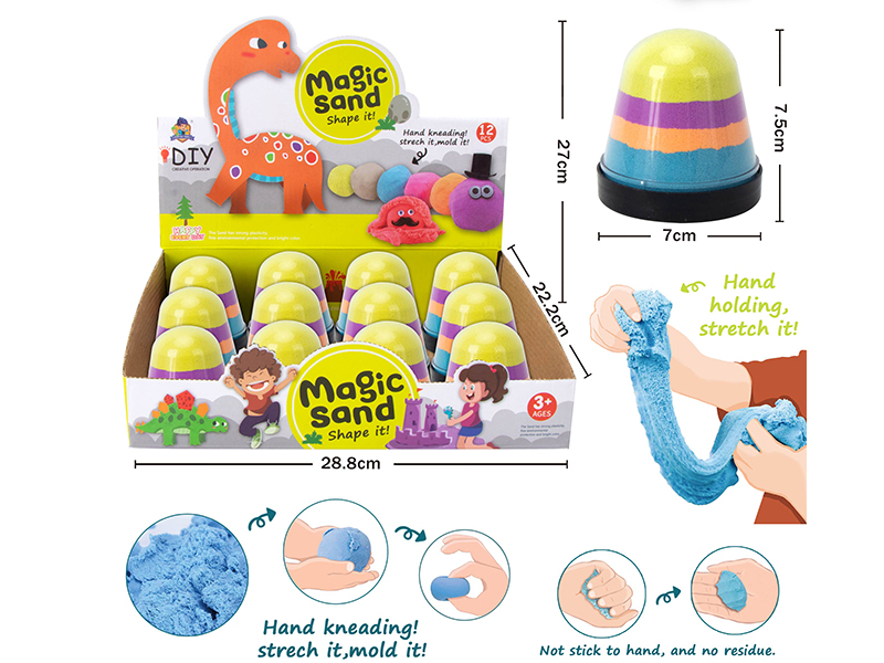 Rainbow Color Space Sand (12pcs)