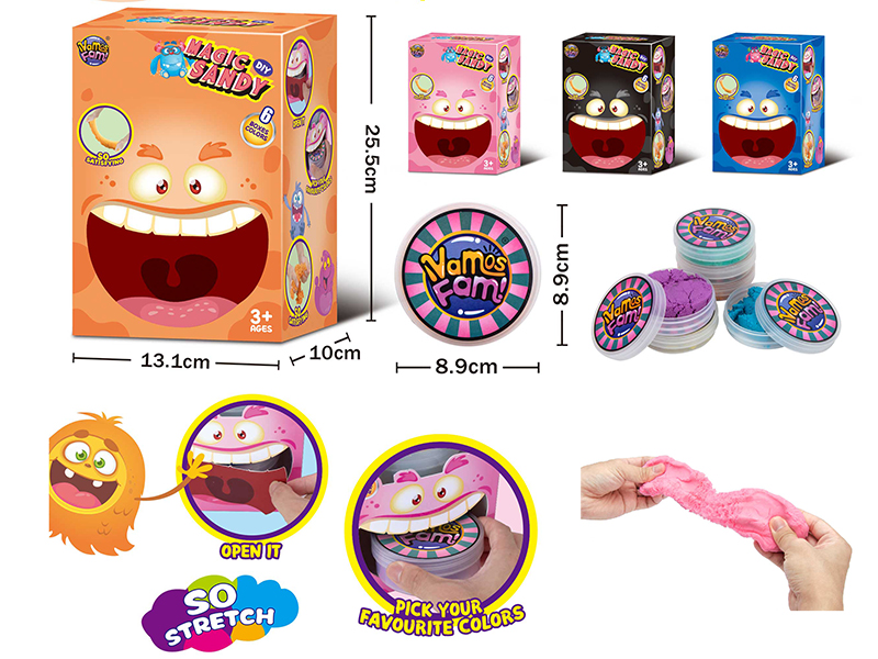 6 Colors Stretch Sand Set