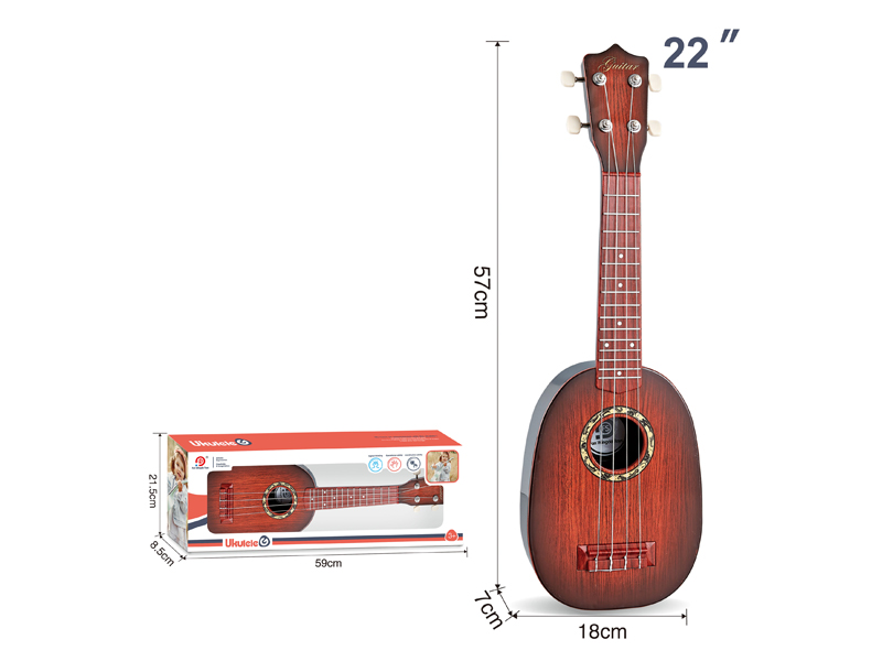 22 Inch Golden Sands Billie Wood Texture Yukriri Guitar Toy