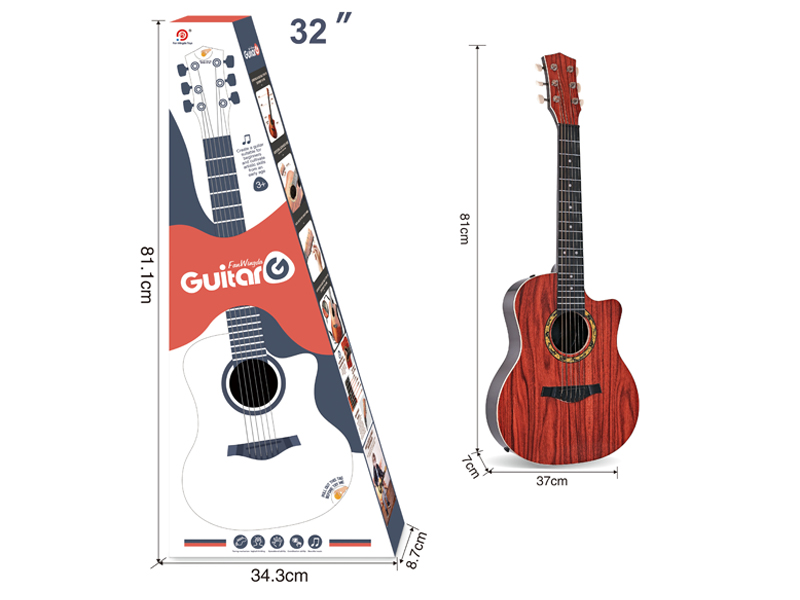 32 Inch Folk Guitar Toy