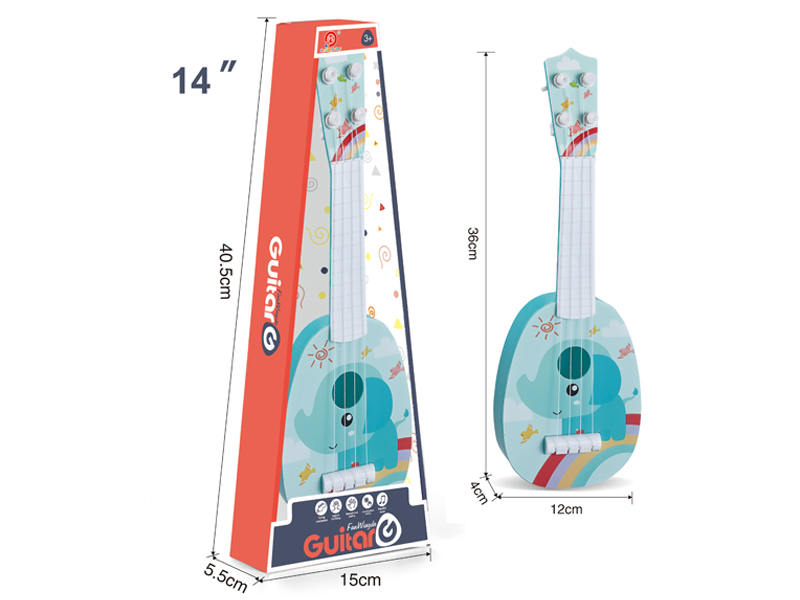 14 Inch Elephant Guitar Toy