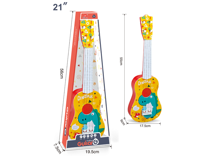 21 Inch Cartoon Dinosaur Guitar Toy