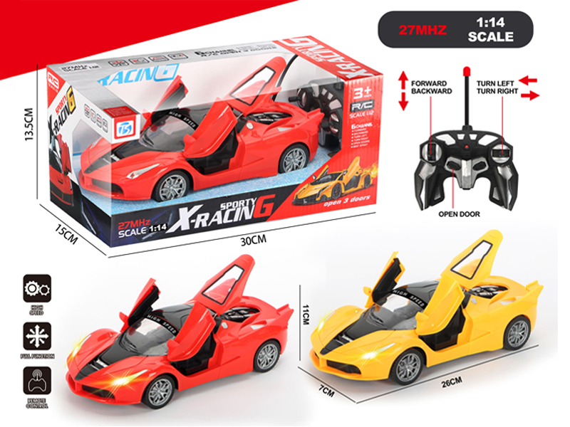 5Ch R/C Three Doors Ferrari With Light