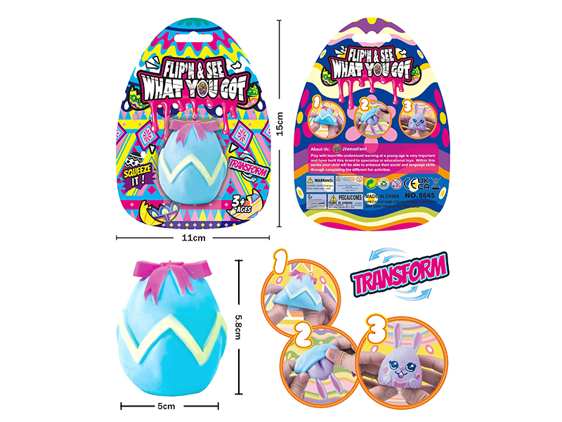 Squeeze Flip Rabbit Egg