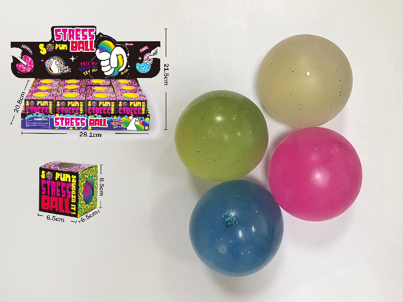 6CM Stress Ball Decompression Toys 12PCS