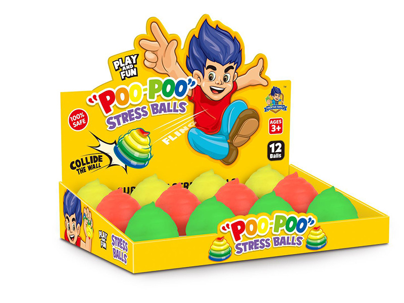 Poo-Poo Stress Balls 12pcs