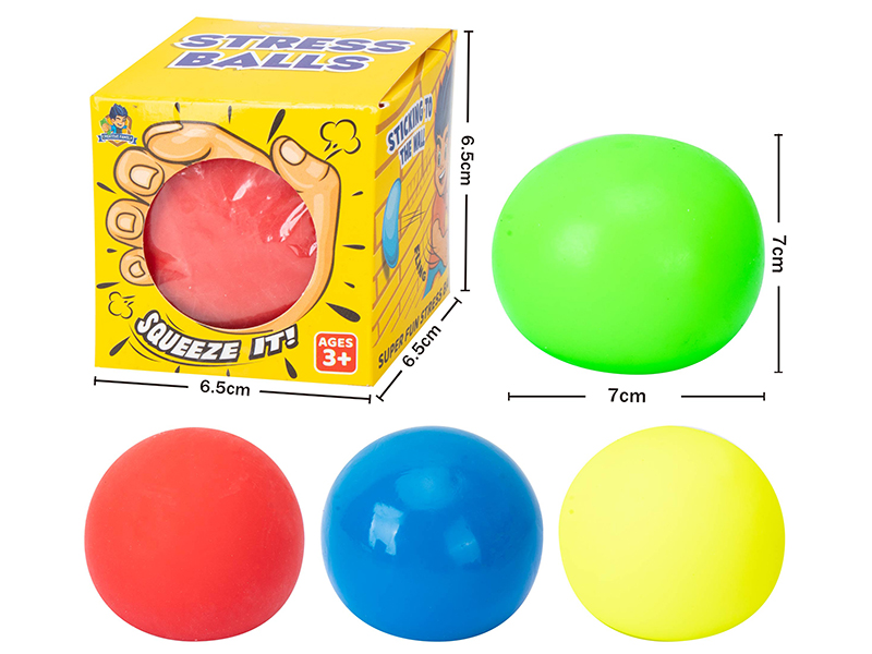 Solid Colour Stress Balls 7cm