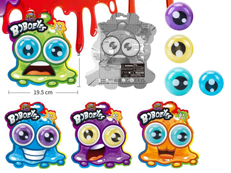 Bobo Eyes Glitter Slime