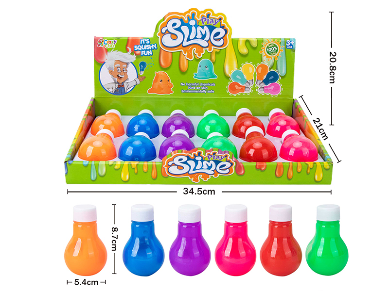 Bulb Bottle Slime 12pcs