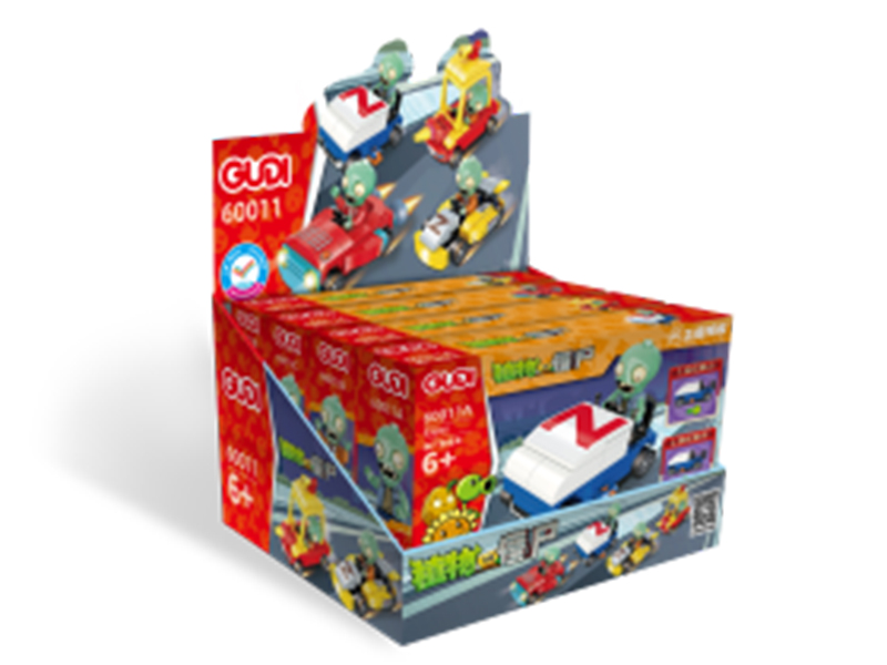 Plants Vs. Zombies Pull Back Car Building Blocks(4)