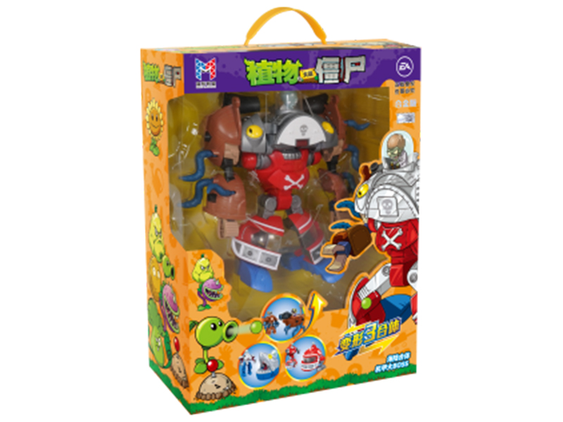 Plants Vs. Zombies Series Transformation Toys 3 In 1