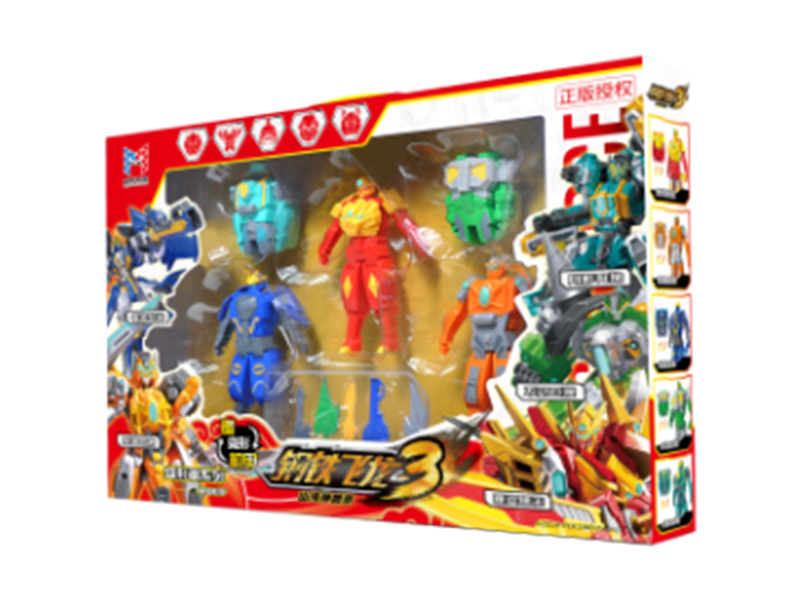 Dragon Force Series Mech Warrior Transformation Toys 5pcs