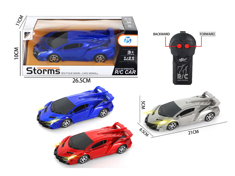 2Ch R/C Transparent Lamborghini With Light
