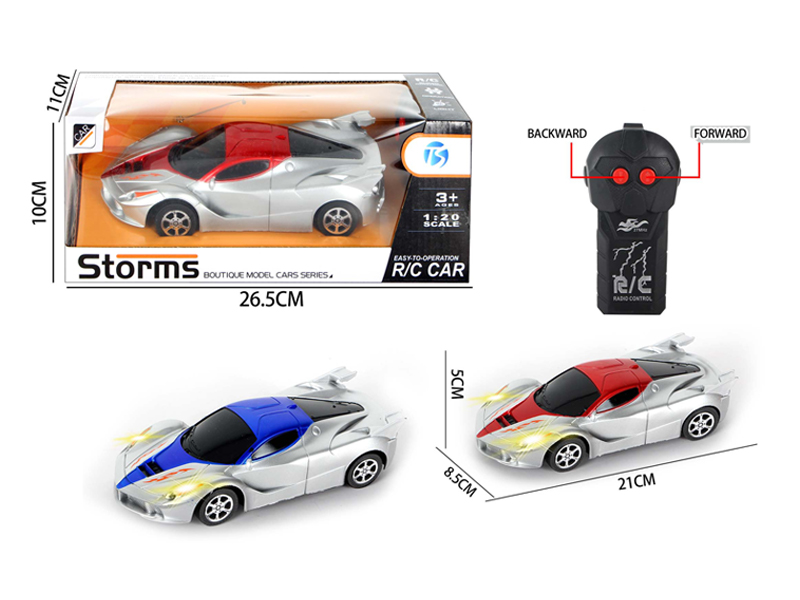 2Ch R/C Transparent Top Ferrari With Light