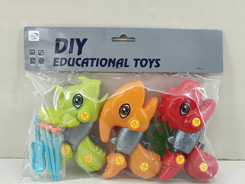 Assemble Dinosaur Gun Soft Bullet Gun