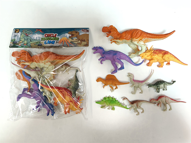 9Pcs Pvc Dinosaur Toy Set