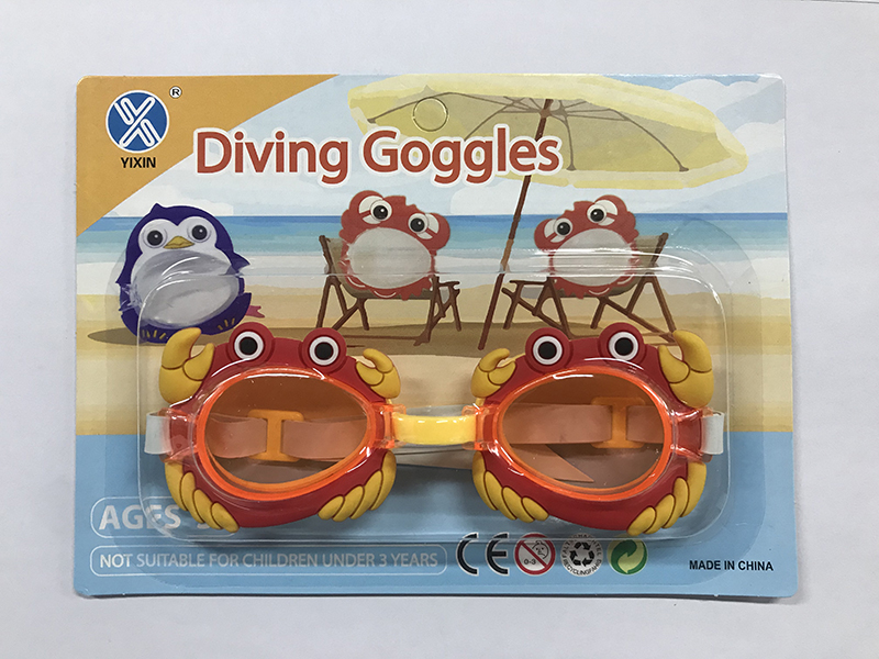 Cartoon Crab Diving Goggles