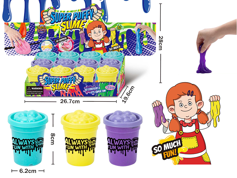 3oz Slime 12pcs