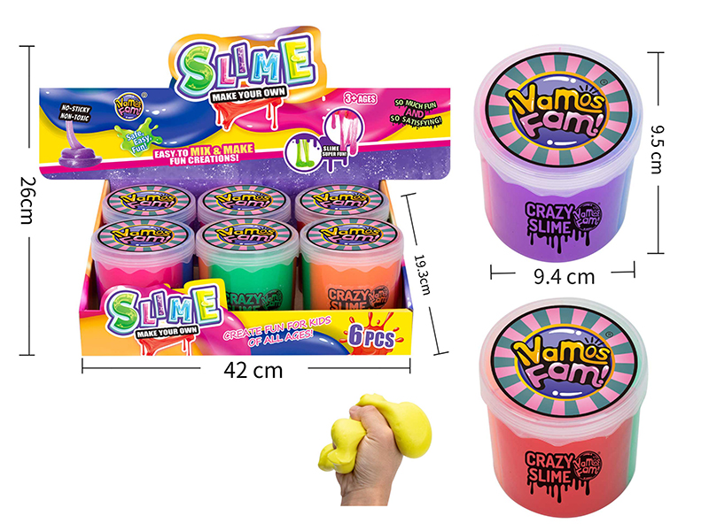 3 Colors Puff Slime