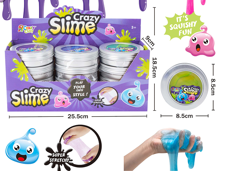 Crazy Slime 12pcs