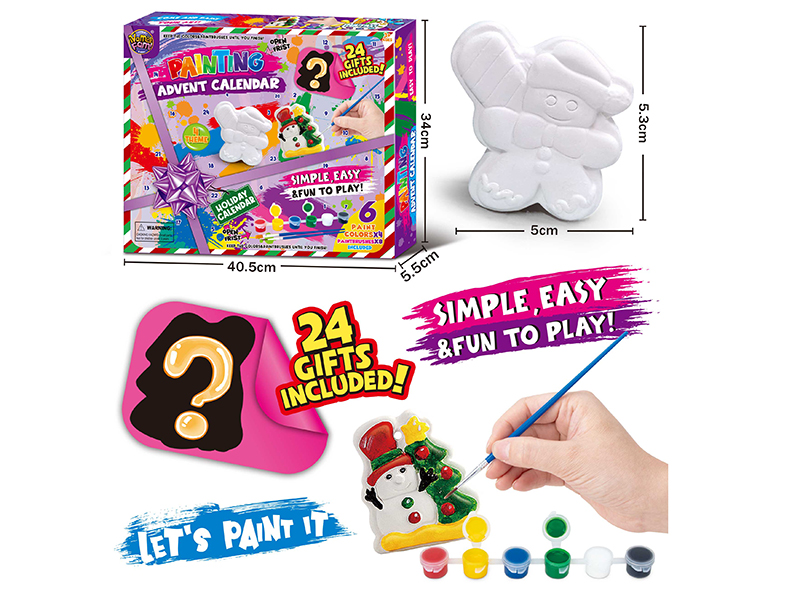 Plaster Coloured Drawing Blind Box