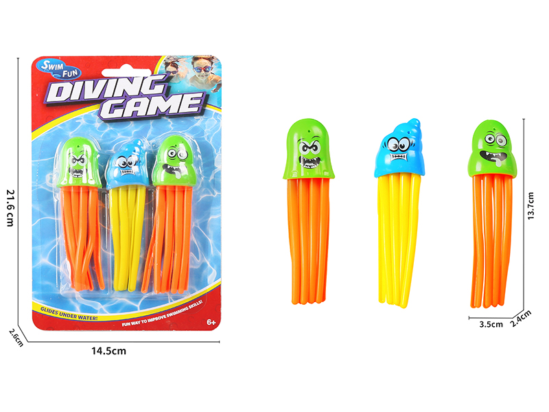 Diving Jellyfish 3pcs