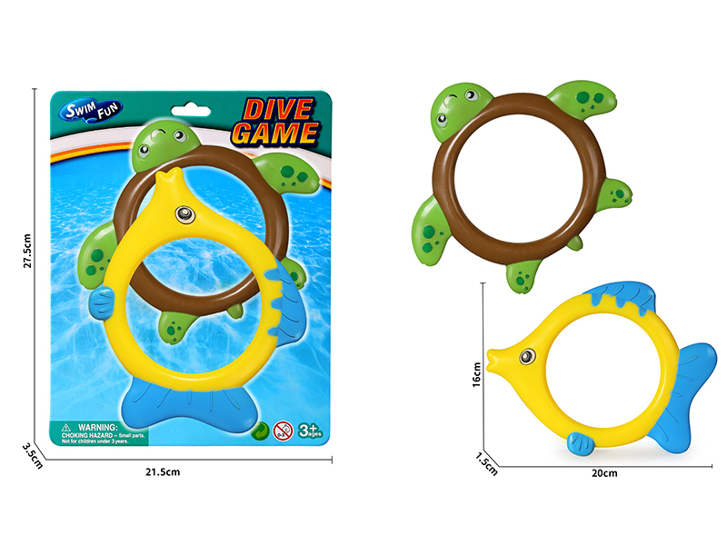 Underwater Fish Rings Diving Toys